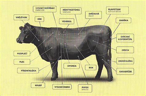 Části hovězího masa