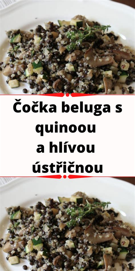 Čočka Beluga s Cuketou, Quinoou a Hlívou