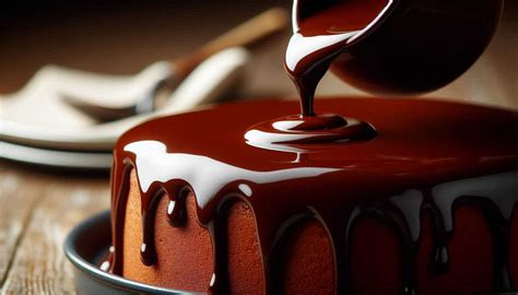 Čokoládová poleva na dortu