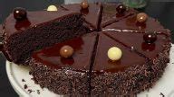 Čokoládový dort s polevou