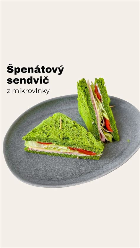 Špenátový sendvič