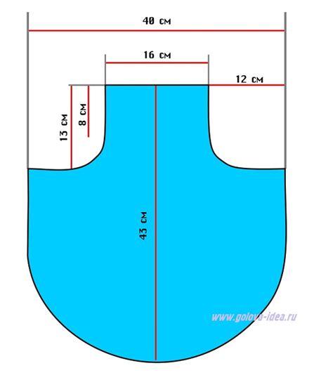 Детский фартук выкройка