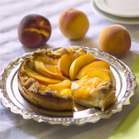 Broskvový piškot s pudinkem