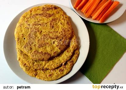 Cheela - indická placka z cizrnové mouky