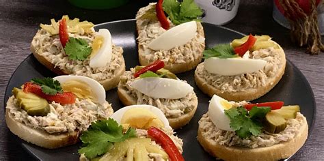 Chlebíčky s pomazánkou