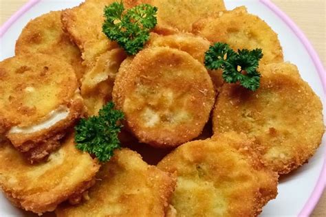 Cuketová kolečka plněná šunkou a sýrem