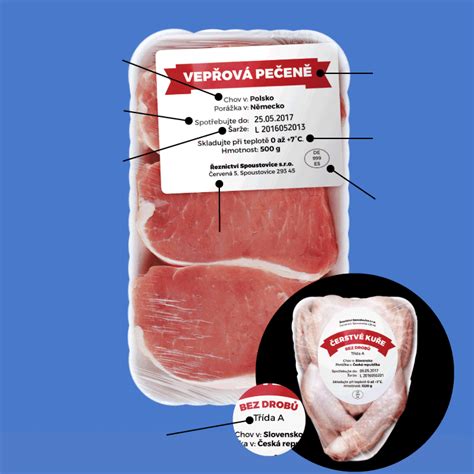 Etiketa hovězího masa
