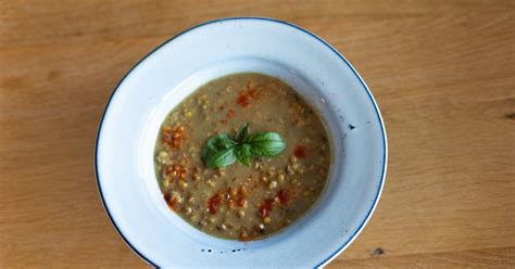 Fazolová polévka z mungo fazolí