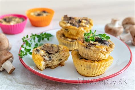 Fit Vajíčkové Muffiny s Tuňákem