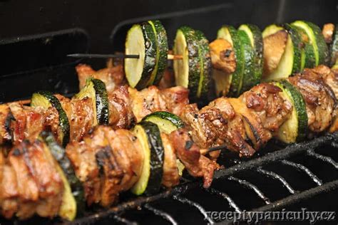 Grilovaný vepřový špíz