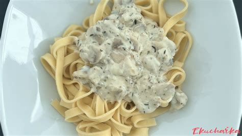 Hříbková omáčka na těstoviny