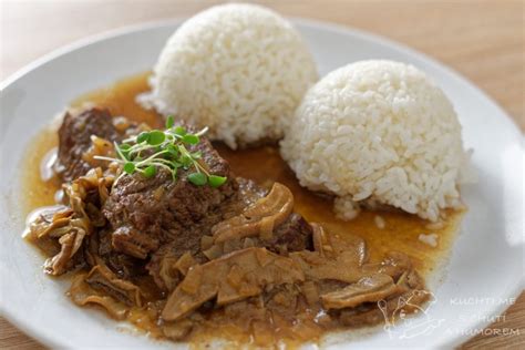 Hovězí maso na houbách