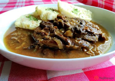 Hovězí na houbách