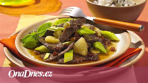 Hovězí nudličky se zázvorem