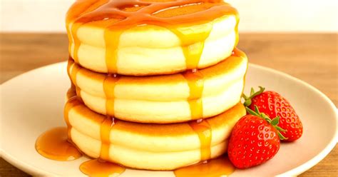 Japonské souffle palačinky