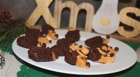 Ježci z nepečeného těsta