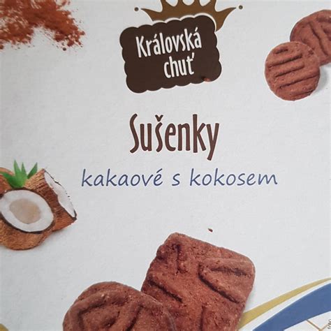 Kakaové sušenky s kokosem