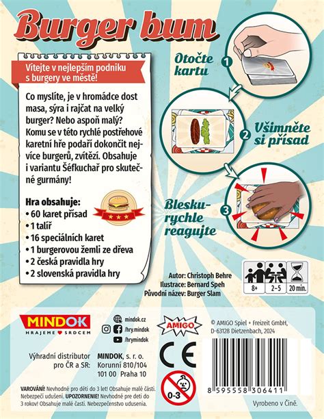 Karetní hra Burger Bum