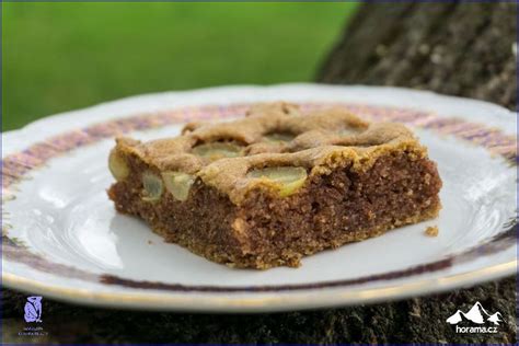 Koláč z čočkové mouky