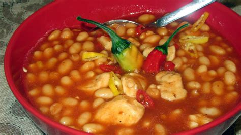 Kuřecí chilli fazole