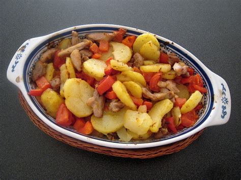 Kuřecí maso s bramborami