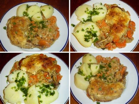 Kuřecí stehna v kořenové zelenině