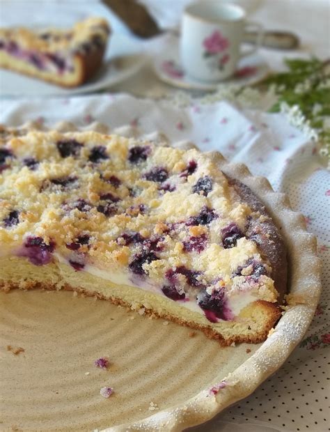 Kynutý koláč s borůvkami