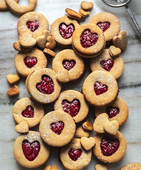 Linecké cukroví z mandlové mouky