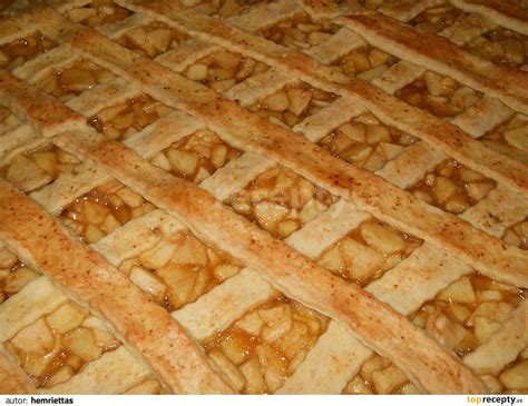 Mřížkový koláč s jablky