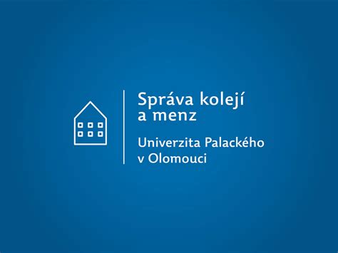 Mapa kolejí a menz UP Olomouc