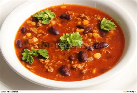 Mexická fazolová polévka s kukuřicí