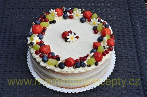 Ovocný dort s mascarpone