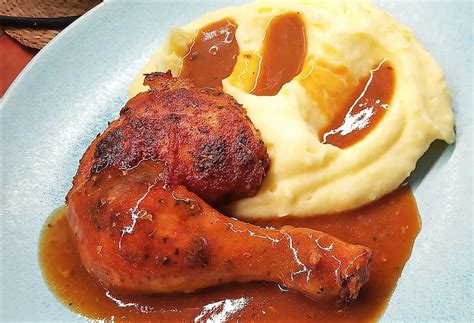 Pečená kuřecí stehna