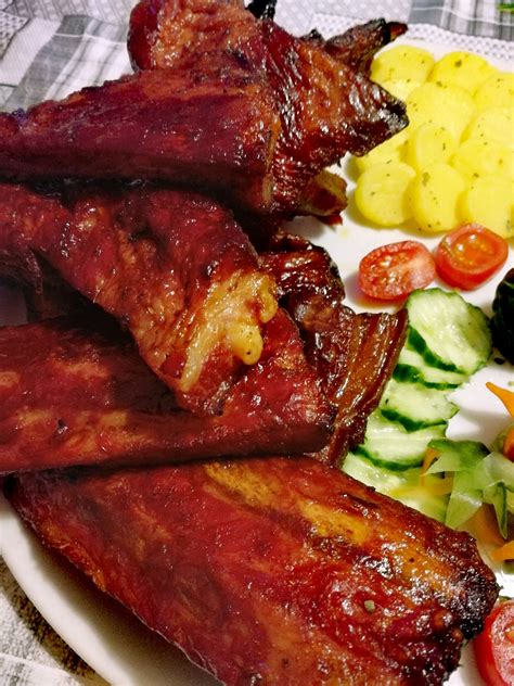 Pečená uzená žebra