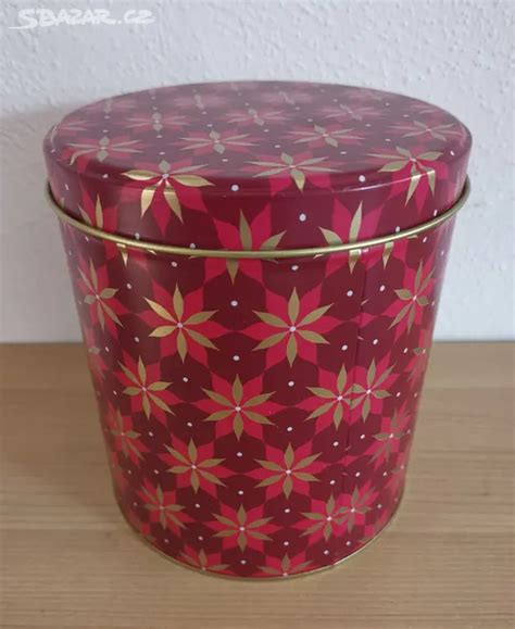 Plechová dóza na cukroví