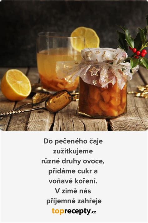 Plnění pečeného čaje do sklenic