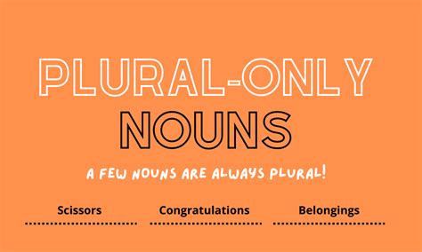 Plural-Only Nouns