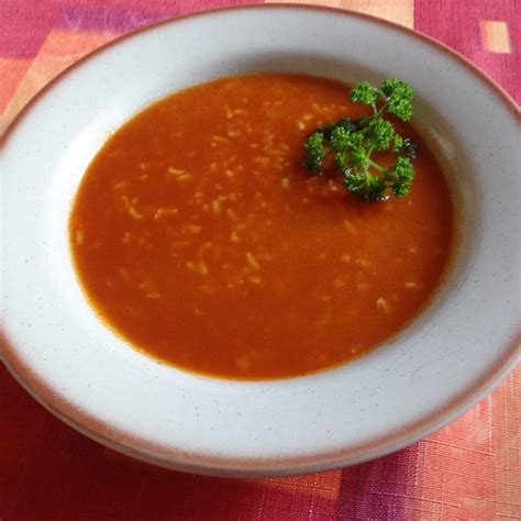 Rajská polévka s karamelovým nádechem