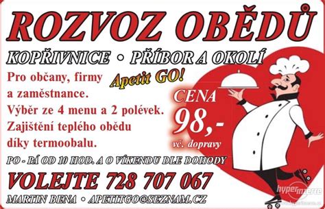 Rozvoz obědů Nasimerice