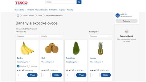 Srovnání cen online supermarketů