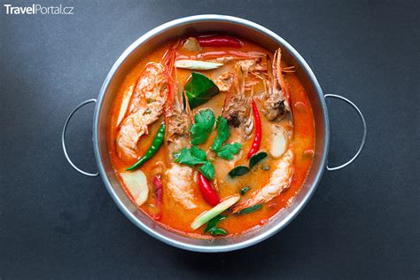 Thajská polévka Tom Yum Goong