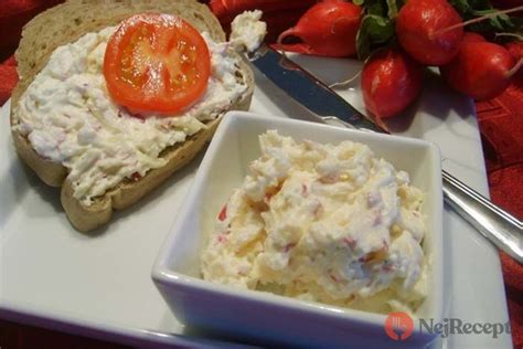 Tvarohová pomazánka s ředkvičkami