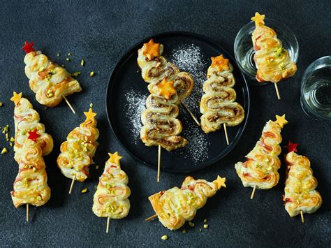 Vánoční stromeček z listového těsta