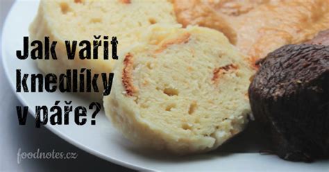 Vaření knedlíků