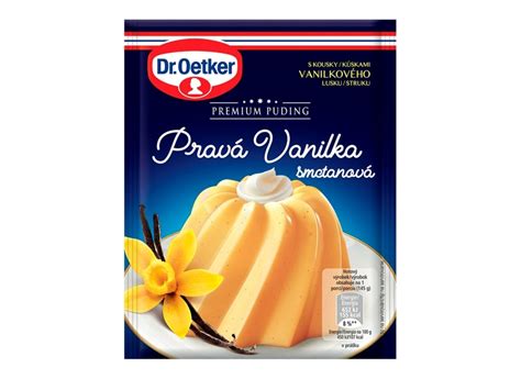 Vanilkový pudink bez škrobu