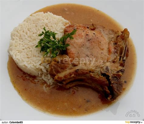 Vepřové žebírko s kmínovými těstovinami