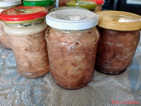 Zavařené maso ve vlastní šťávě